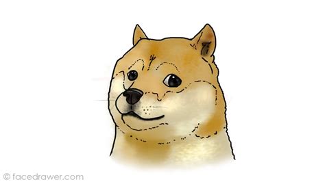 Dogecoin Drawing Doge Drawing At Paintingvalley Com Explore