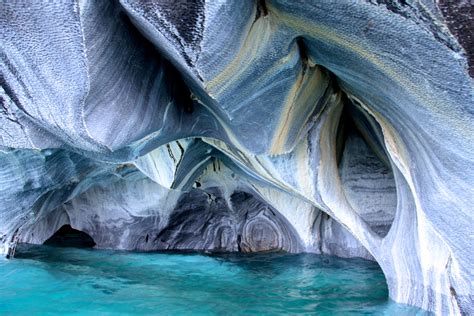 Marble Beautiful Caves In The World Travel Wallpaper