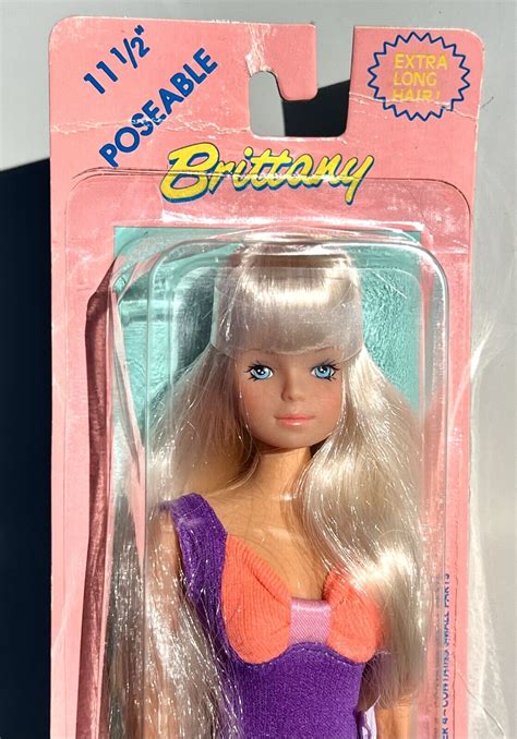 Vintage Brittany Uneeda Doll Long Blonde Hair 11 12” Barbie Style 1992 Ebay
