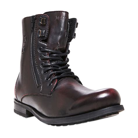 Steve Madden Madden Mens Shoes Lumber Double Zip Boots In