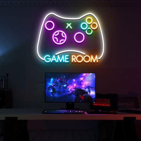 Xbox Neon Sign Game Room Neon Sign Gaming Room Decor Neon Etsy