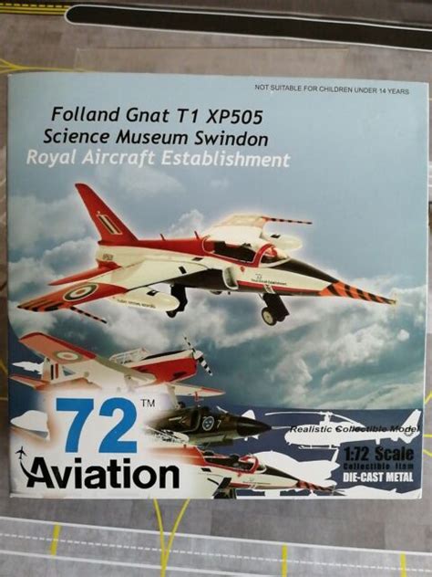 Aviation 72 Av7222001 Folland Gnat Tmk 1 Raf Xp505 For Sale Online Ebay