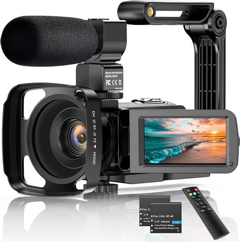 Video Camera Camcorder 27k Ultra Hd 36mp Vlogging Camera For Youtube