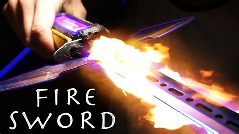 How To Make A Fire Sword Cheap Simple Build Insane Results