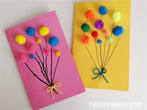Check spelling or type a new query. Pom Pom Balloons Birthday Card - The Joy of Sharing