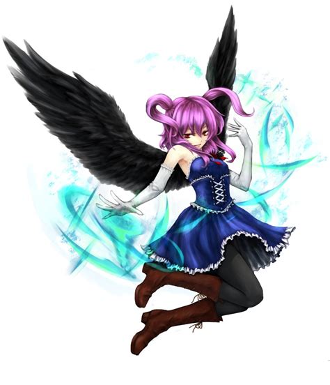 Black Angel Elona Elona Highres 1girl Angel Angel Wings Armpits