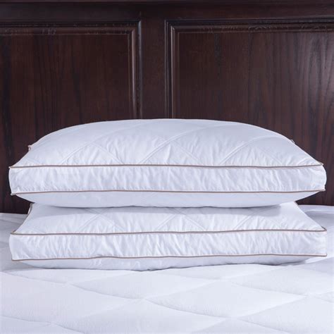 Here are the best down pillows of 2021. Queen Size Bed Pillows Set Of 2 Goose Down Feather Pillow Extra Firm 100% Cotton 692758488416 | eBay