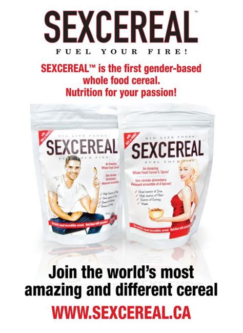 “sexcereal”：全球首款能夠增強性功能的即食穀類早餐 A Day Magazine