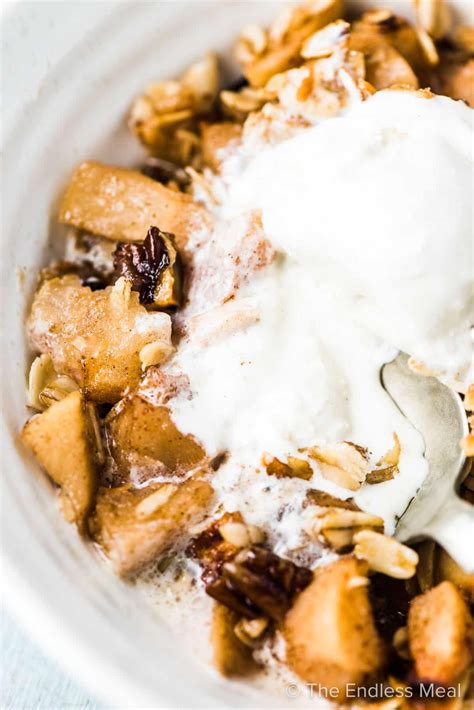 Healthy Apple Crisp With Coconut And Pecans Recipe With