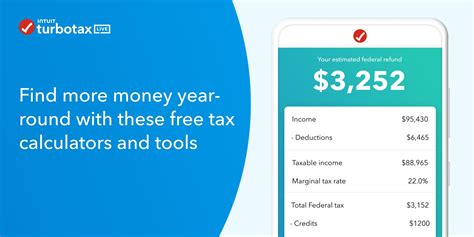 Free Tax Calculators Money Saving Tools Turbotax Official