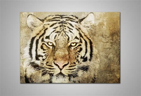 Tableau Animaux 70 X 50 Cm Tigre Art Numérique Par Design Art