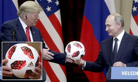 Soccer Ball Putin Gave To Trump In Helsinki Does Have Monitoring Chip