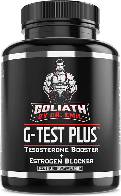 Goliath By Dr Emil Test Booster Estrogen Blocker Max