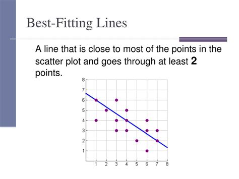 Ppt Scatter Plots Best Fitting Lines Residuals Powerpoint