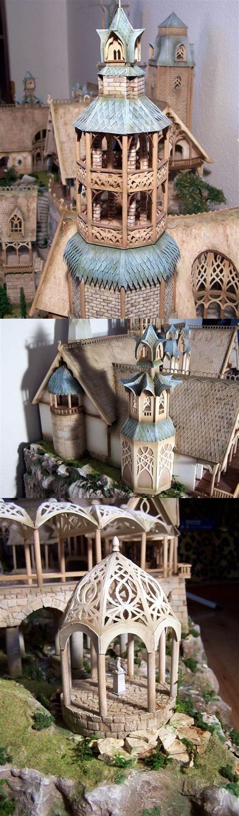 Rivendell 2 Miniature Houses Fairy Houses Miniatures