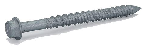 Confast 14 X 2 34 Concrete Screws 410 Stainless Steel Hex With