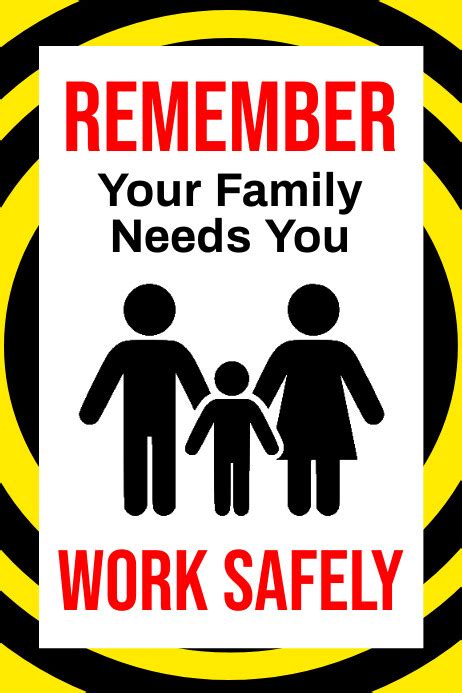 Work Safety Sign Board Poster Template Postermywall