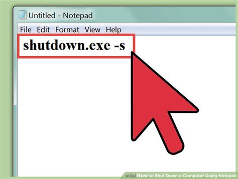How To Shut Down A Computer Using Notepad 9 Steps With