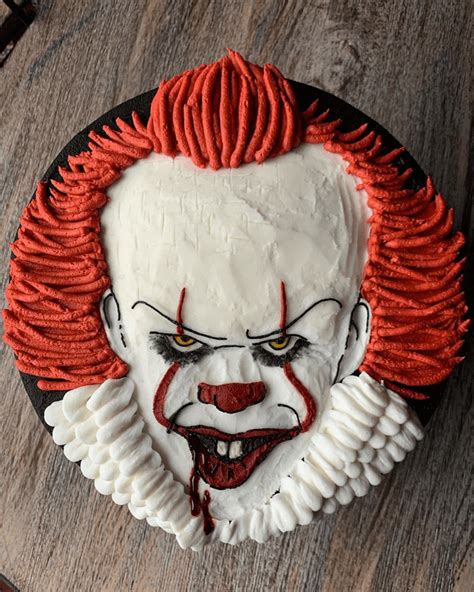 Pennywise Cake Design Images Pennywise Birthday Cake Ideas Scary