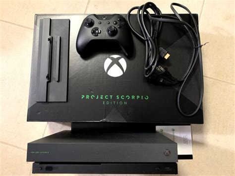Microsoft Xbox One X Project Scorpio Edition 1tb Console Black For