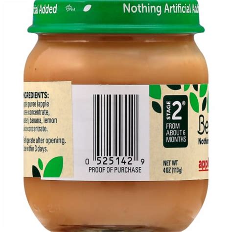 Beech nut is the ultimate baby food brand and is one that you can be proud to feed to your child. Beech-Nut Apple & Banana Stage 2 Baby Food, 10 ct / 4 oz ...