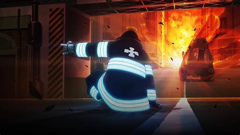 Wallpaper Fire Force Shinra Kusakabe Anime Explosion 1920x1080