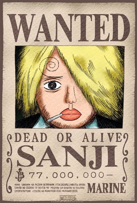 One Piece Set 2 Chibi Posters Wanted Zoro Sanji