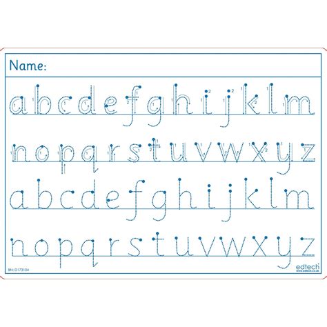 Alphabet Tracing Boards Pack Of 30 Hope Education