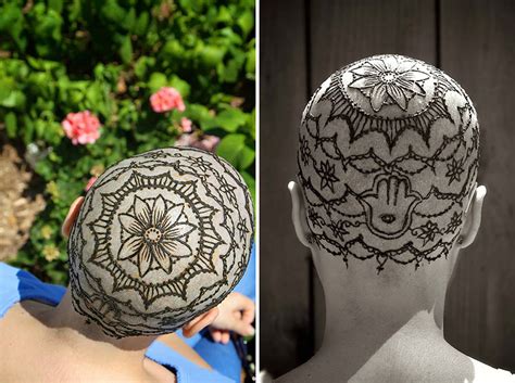 Tattoos are here to stay, and while there's currently no hard evidence to suggest that they increase the risk of cancer, there's little reason to worry. Elegant Henna Tattoo Crowns Help Cancer Patients Cope With Their Hair Loss | Bored Panda