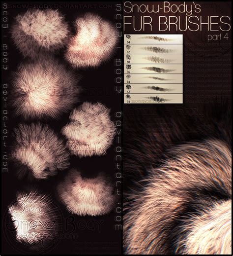 Brushes Fur Part 4 By Snow Body On Deviantart Digital Painting
