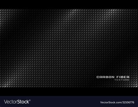 Shiny Black Carbon Fiber Material Texture Vector Image