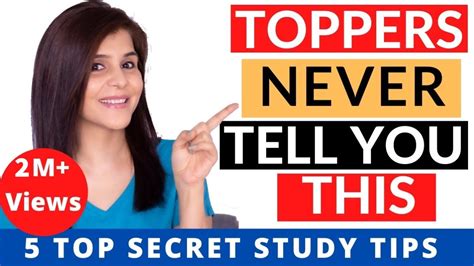 Secret Study Tips Of Toppers To Score Highest In Exams Chetchat Study