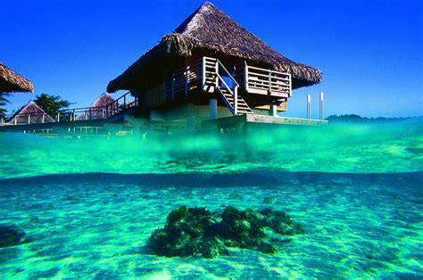 Overwater Bungalow At Intercontinental Bora Bora Le Moana Resort And Spa