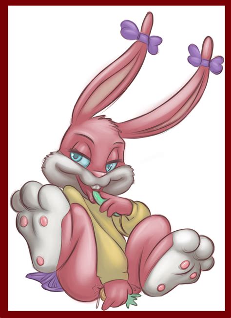 Rule 34 Babs Bunny Color Feet Female Female Only Furry Infinityplus1 Rabbit Solo Tiny Toon