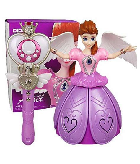 Tv Media Remote Control Girl Dancing Princess Angel Music Doll With
