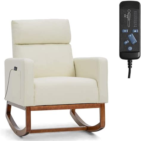 Erommy Avawing Living Room Rocking Chair With Massage Modern