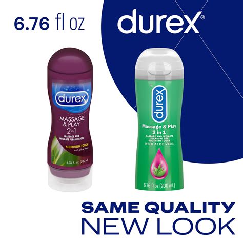 Durex Massage Play In Lubricant Fl Oz Soothing Touch With Aloe Vera Lube
