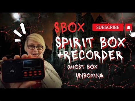 Sbox Spirit Box Recorder Ghost Stop Unboxing Youtube