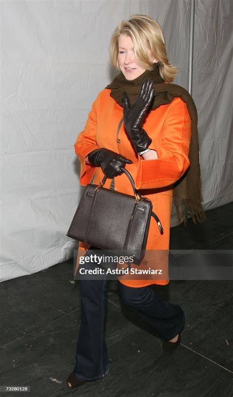 Martha Stewart Poses In The W Vip Lounge During Mercedes Benz Fashion