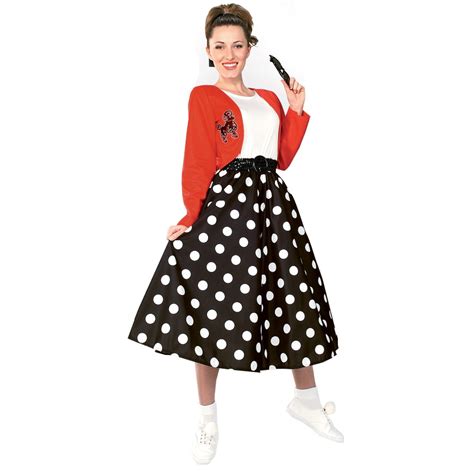 楽天市場 1950年代ロックンロール 水玉のスカート 衣装、コスチューム 大人女性用：アメリカンコスチューム楽天市場店