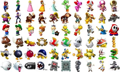 Super Mario Characters Picture Quiz - By WiiJAY87 | Mario ... Below is an overview of 85 frequently used characters, punctuation symbols or signs that are included in most fonts.