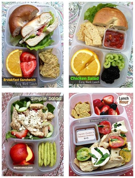 Healthy And Easy To Pack Lunch Ideas Great For Packing And Taking To