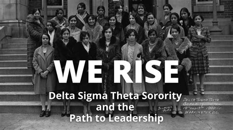We Rise Delta Sigma Theta Sorority And The Path To Leadership Youtube