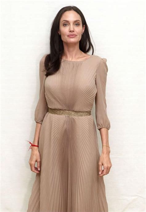 Nude Long Dresses Tan Dresses Angelina Jolie 2016 Parisian Look