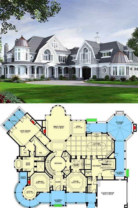 Two Story 5 Bedroom Newport Home Floor Plan In 2020 Mansion Floor