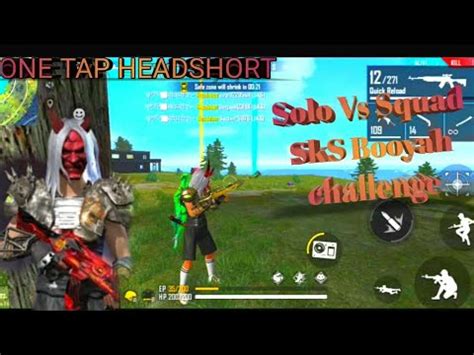 Apalagi settingan ini sangatlah berpengaruh saat kita bermain free fire. Free Fire Solo Vs Squad SKS One Tap Headshot Booyah ...