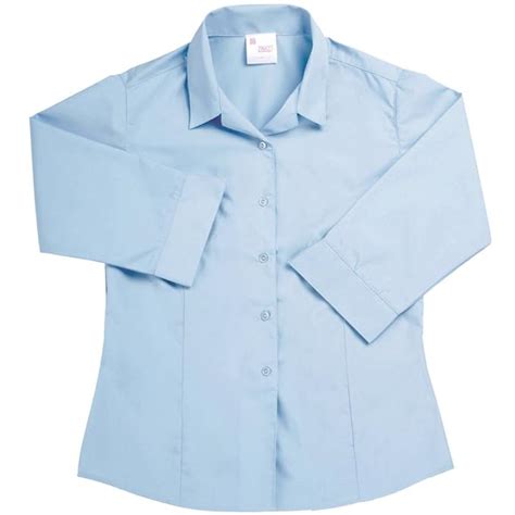 Ziggys Twin Pack Girls Blouses 34 Sleeve Revere Collar School Shirt