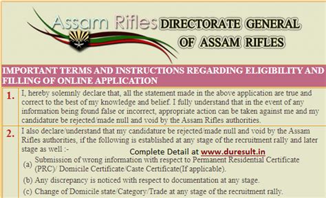 Assam Rifles Recruitment 2021 Notification Out Now Apply Online