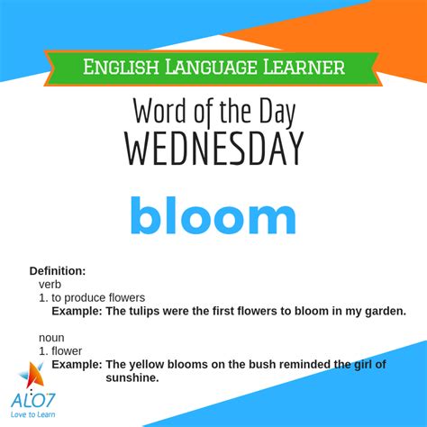 Word Of The Day Wednesday For English Language Learners Teach This