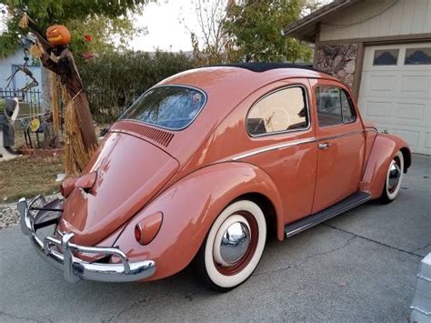 Used 1958 Volkswagen Beetle Coral Red Ragtop For Sale By Owner